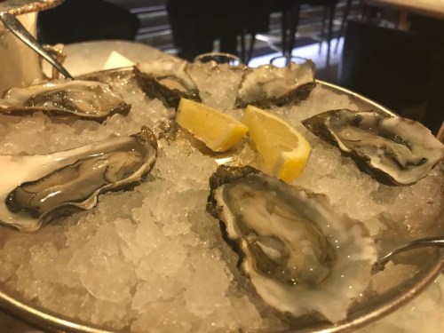 Randall & Aubin Manchester Restaurant Review Seafood Oysters French Champagne Bar