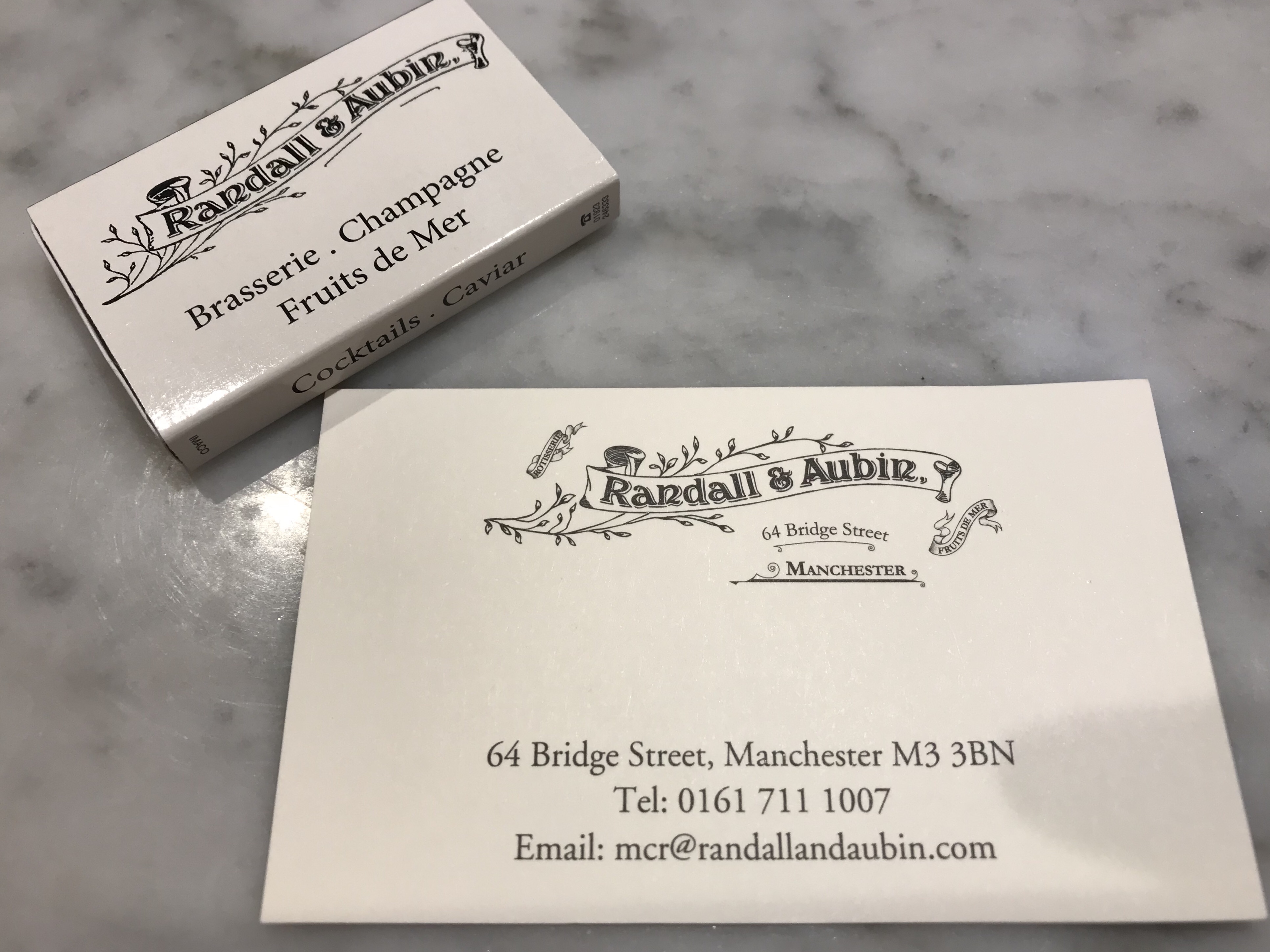 Randall and Aubin Manchester Restaurant Review Seafood and Oyster Bar Blog Post