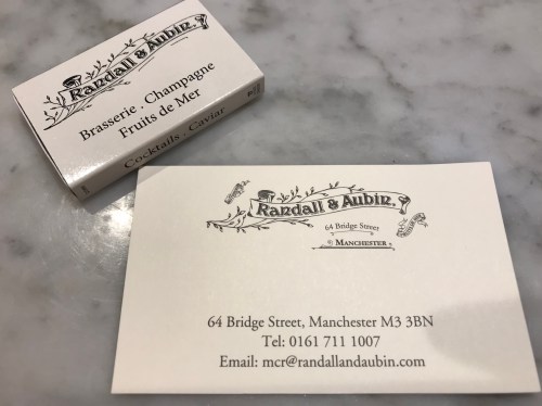 Randall and Aubin Manchester Restaurant Review Seafood and Oyster Bar Blog Post