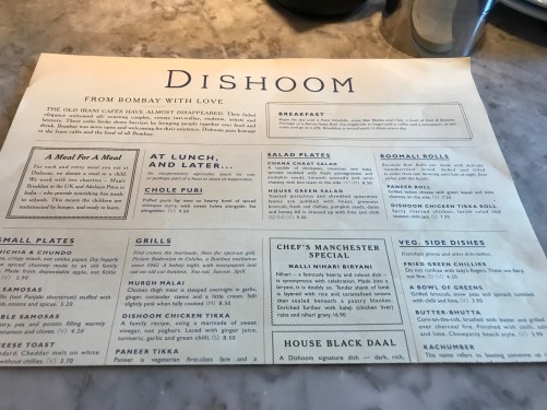 Dishoom Manchester Restaurant Review Indian Bombay Mumbai Blog Post